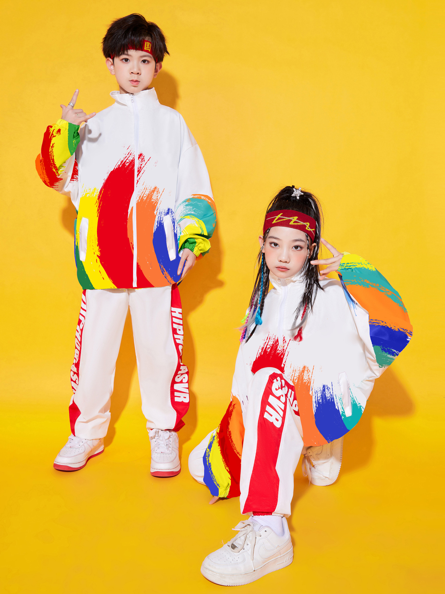 Primary School Games Opening Ceremony Costume Cheerleading Girls' Primary and Secondary School Students' Class Costume suit Chinese Style Performance Costume