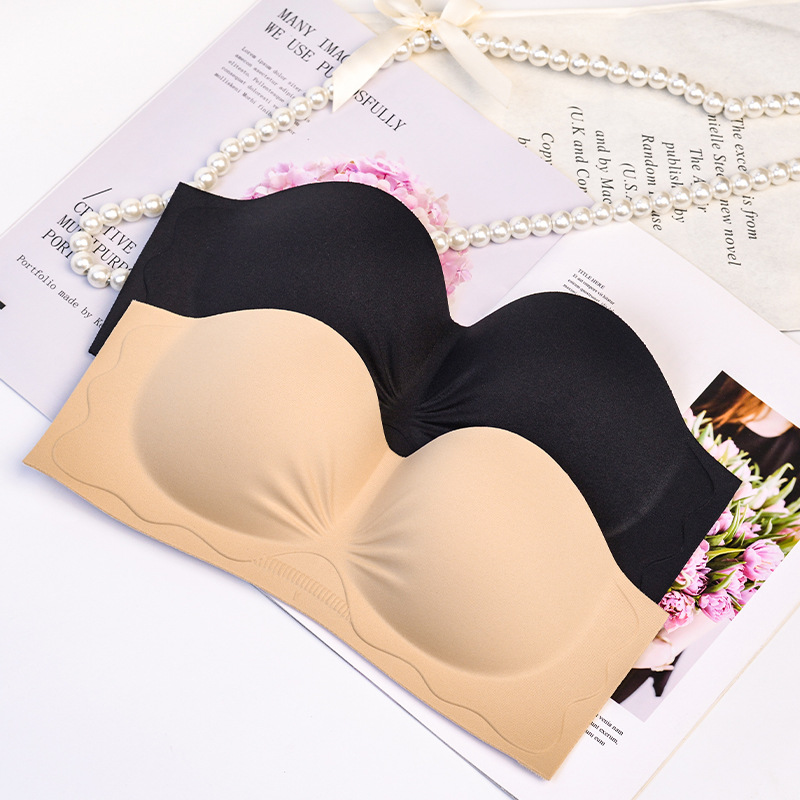 Бюстгальтер без бретелей для женщин с маленькой грудью, пуш-ап, невидимый