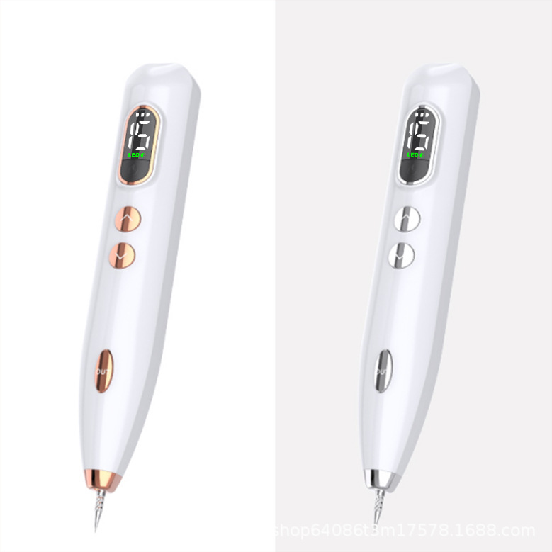 Cross-Border New Beauty Pen for Facial Spot Removal, Micro Home-Use 15-Level Mole Removal Laser Beauty Device for Removing Moles and Spots