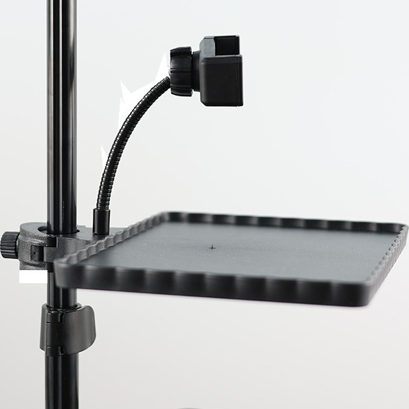 Live broadcast sound card plastic tray reinforced bayonet mobile phone fixed multi-function bracket microphone floor-standing rack