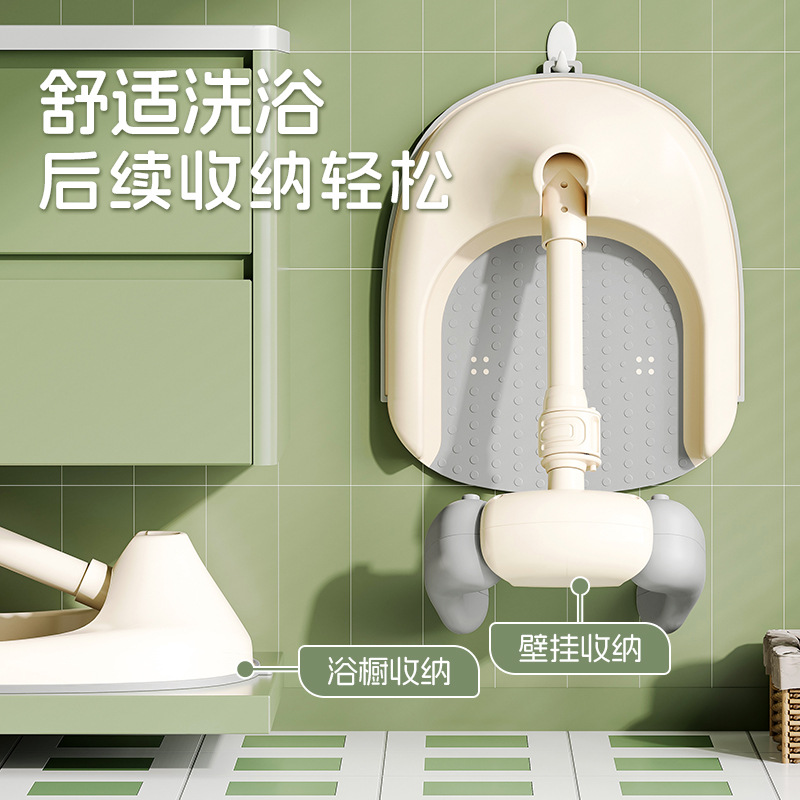 Cross-border baby bath rack baby standing bath artifact bath tub table foldable installation-free non-slip