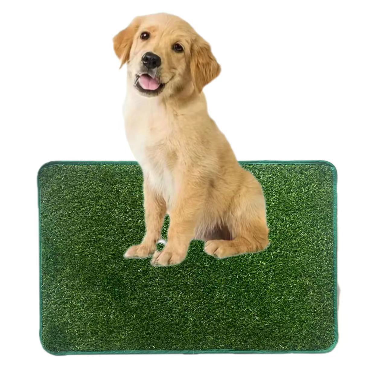 Simulation pet lawn dog toilet urine pad fake turf fake lawn cat urine pad basin turf
