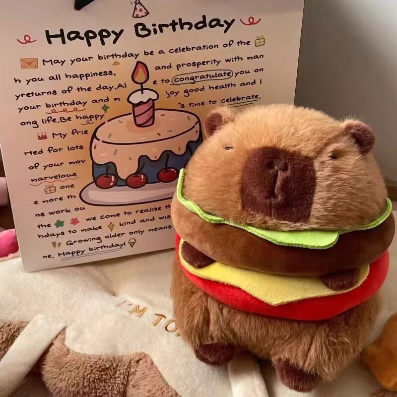 8inch Catching Machine Doll Capybara Capibala Wedding Throwing Gift 25cm Doll Stuffed Toy Small Doll