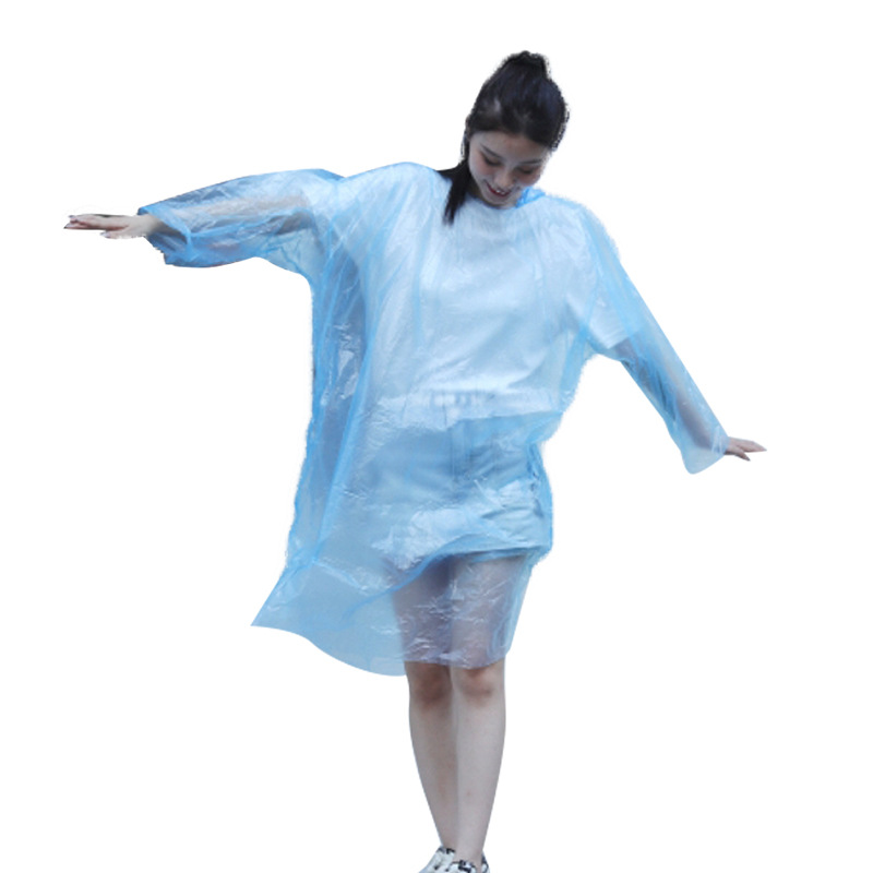Disposable Thickened Extra-Large Portable Pullover Raincoat for Men and Women, Suitable for Outdoor Travel and Rafting