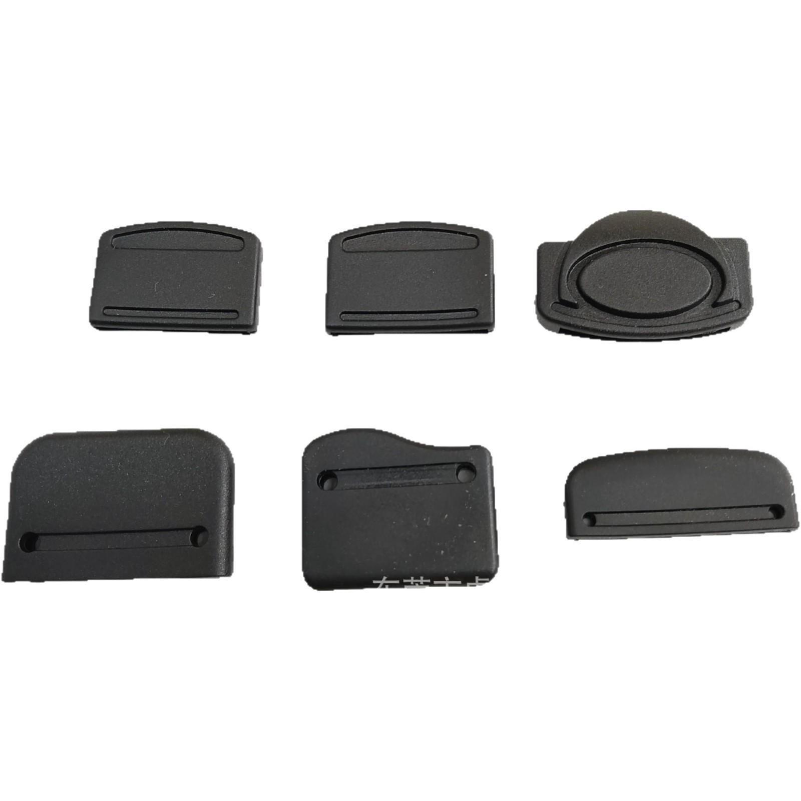 Factory wholesale plastic accessories D-ring buckle square buckle chest strap D-buckle bags webbing pull ring multi-size luggage accessories