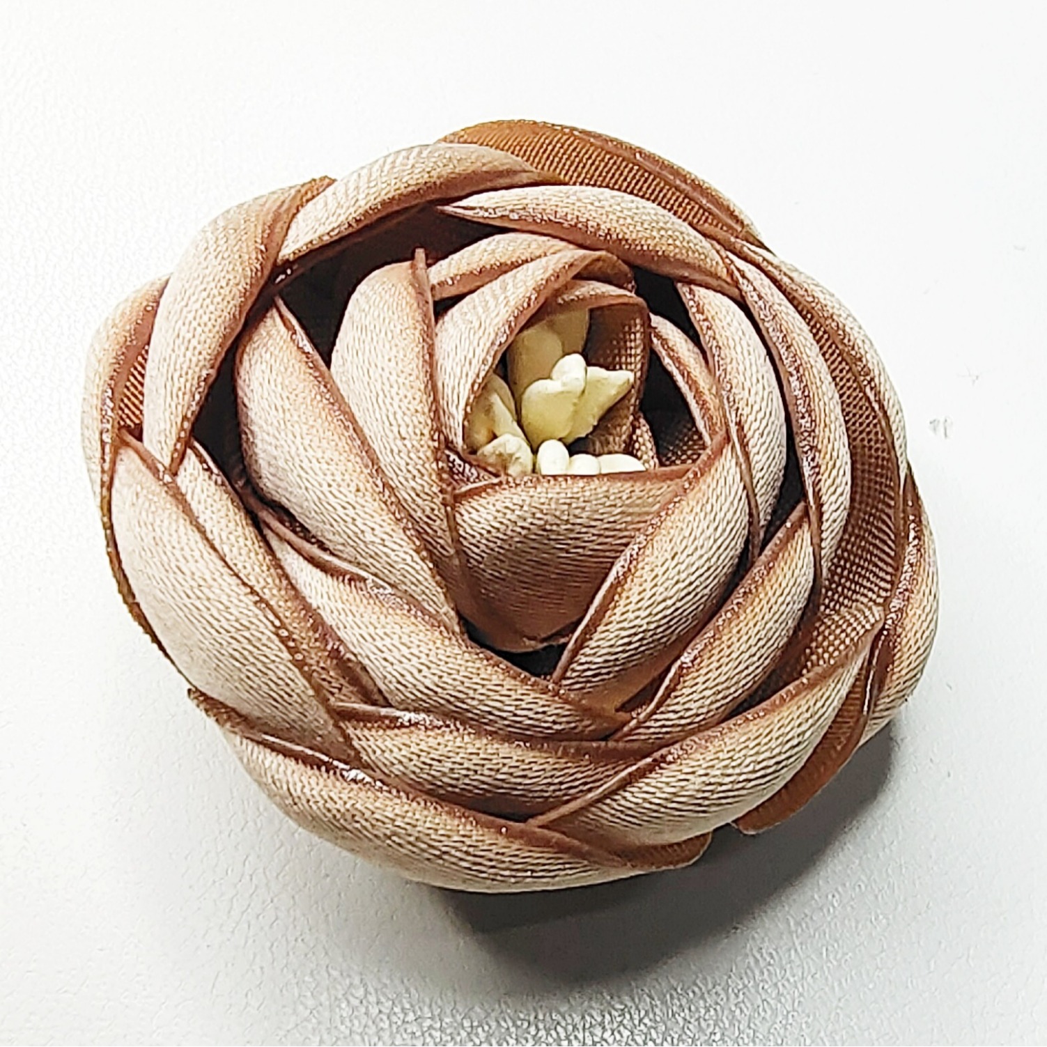 Korean-style fabric baked edge rose flower clothing accessories corsage shoe flower groom flower DIY jewelry accessories