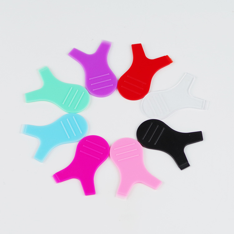 Wholesale Grafted Eyelashes Y-Shaped Brush, Eyelash Perming Silicone Y-Shaped Brush, Beauty Salon Planting False Eyelashes Auxiliary Tool