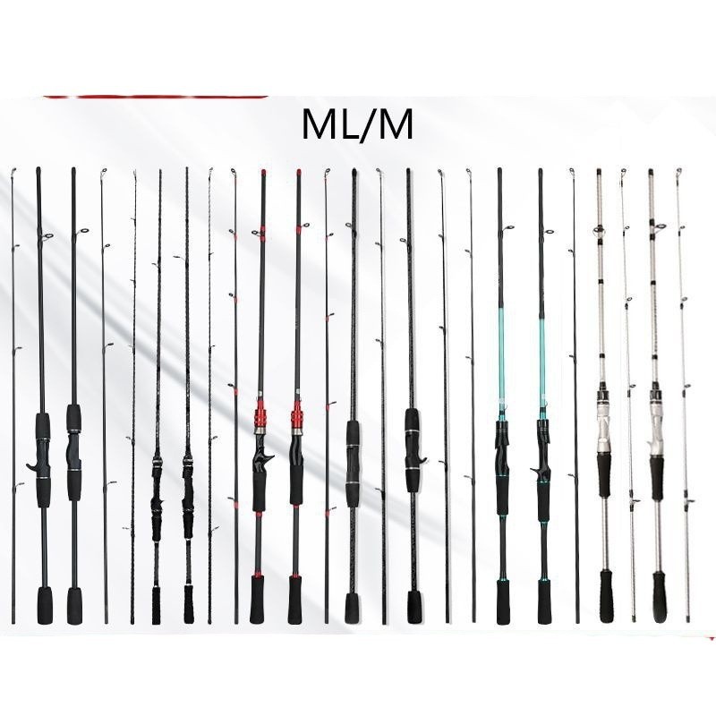 Carbon Fishing Rod Luya Rod Wholesale Export Luya Rod Gun Handle Straight Handle Medium Quick Adjustment m Adjustment Long-Range Fishing Rod Fishing