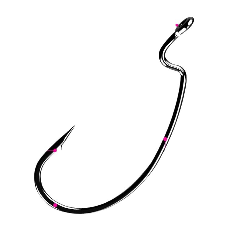 Crank hook Luya hook thin strip Texas fishing group suit Soft Bait hook bass soft Worm Hook wide belly hook crank hook wholesale