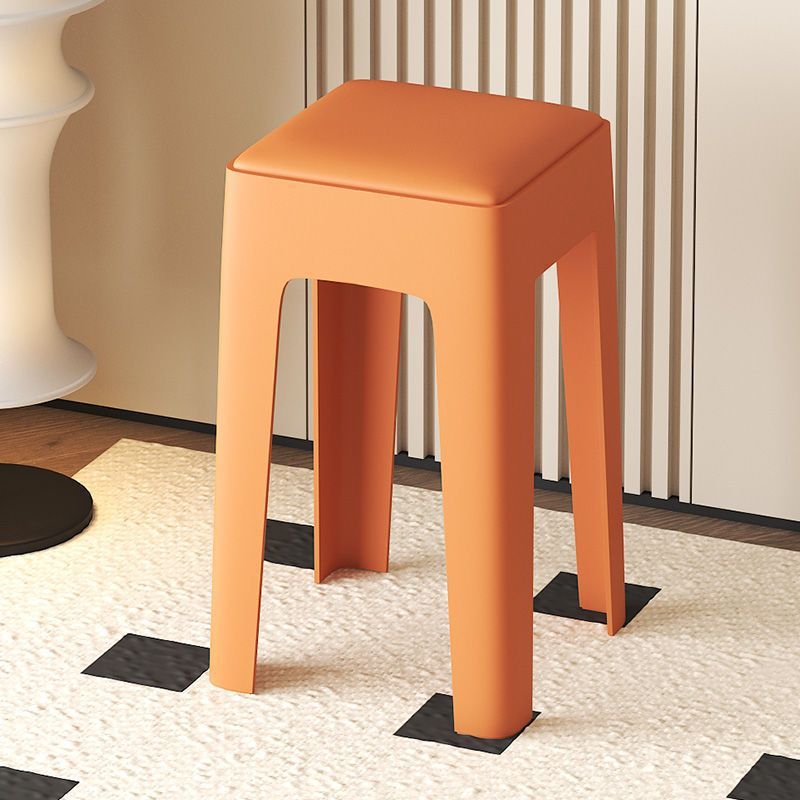Exquisite Household Items, Sturdy and Durable Plastic Stools, Soft-Packed Stools, Simple Benches, Storage Dining Table Stools, Makeup Stools