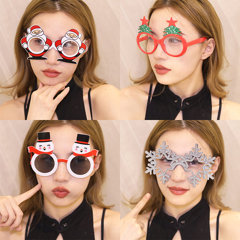 INS Fun Christmas Halloween Easter Funny Birthday Party Decoration Glasses Photo Props Sunglasses