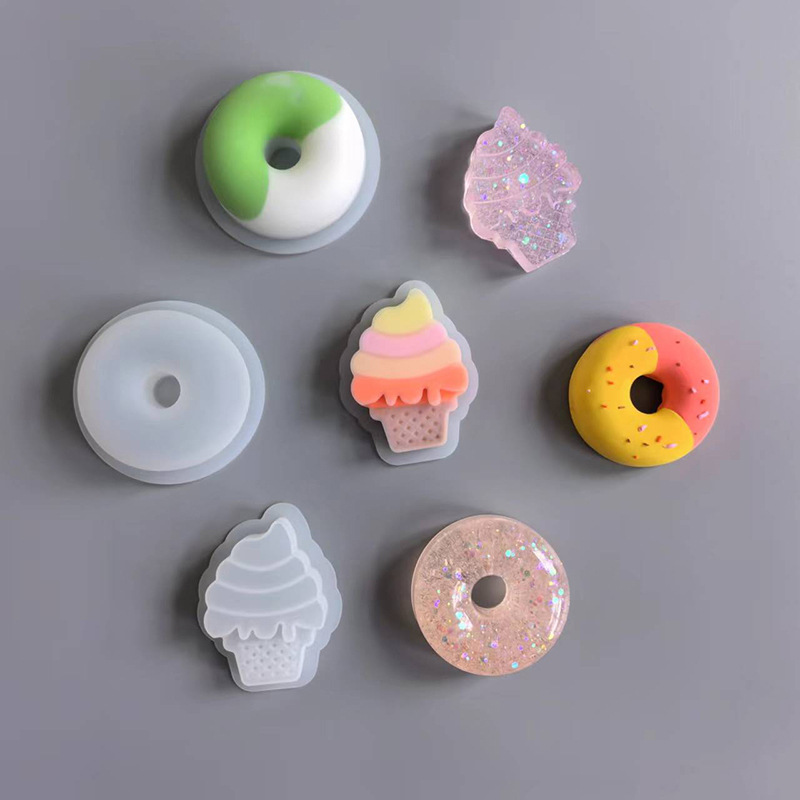 Силиконовая форма для торта в форме пончика для украшения шоколадных конфет
