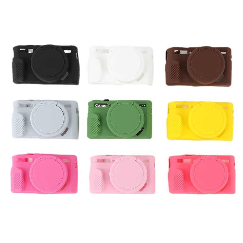 Suitable for Canon G7Xmarkii Camera Silicone Case G7Xii Protective Case G7X2 Soft Shell Bag Camera Bag