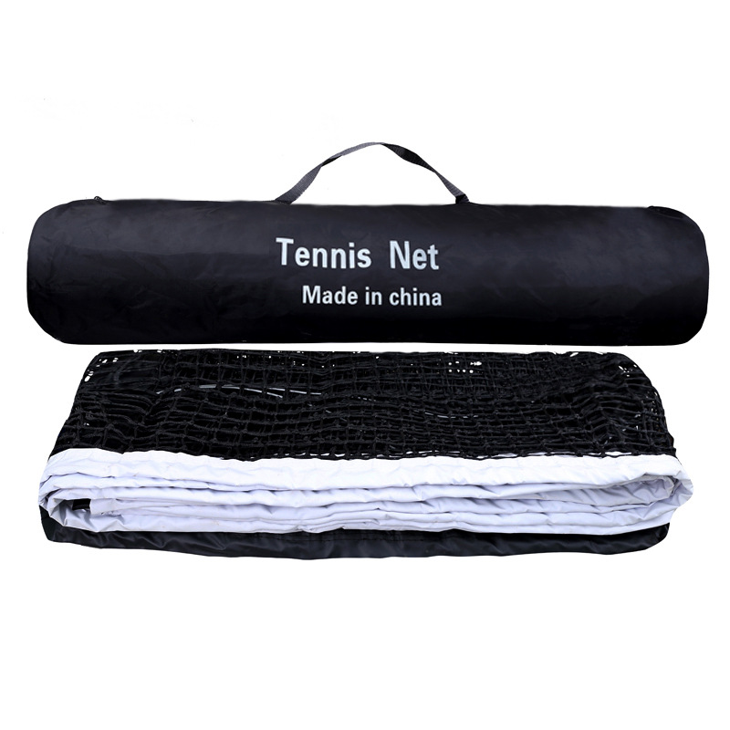 Tennis Net Competition-Type Tennis Court Blocking Net Discount Training Standard Pe Portable Outdoor Double-Layer Event Tennis Net
