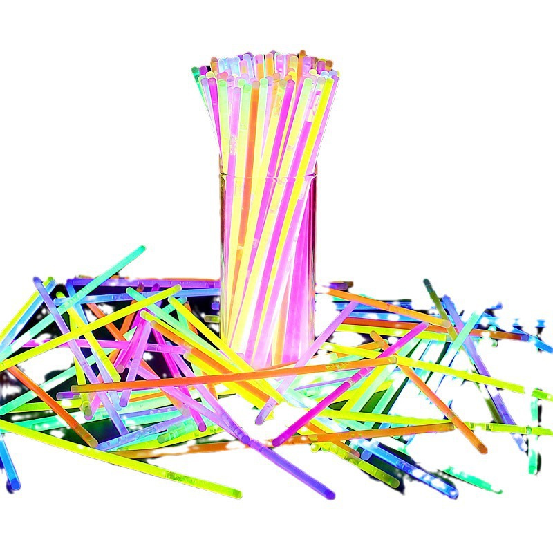 Wholesale Fluorescent Sticks, Children's Toys, Luminous Colorful Luminous Sticks, Bracelets, Silver Light Concert Outdoor Luminous Dance Props