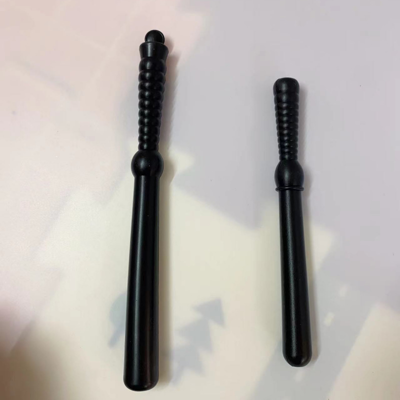 Police Set T-shaped Explosion-proof Stick Blowing Bottle Plastic Baton Ball Performance Props One-character Stick Children's Toys Martial Arts Stick