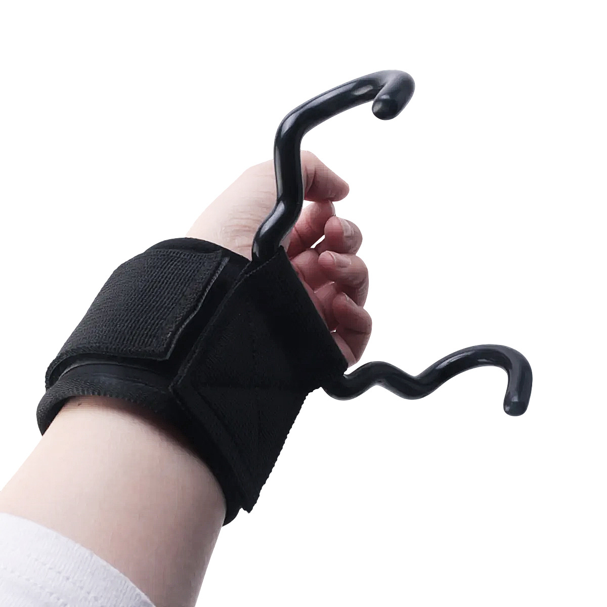 Widened fitness wristband pull-up boost fitness horizontal bar auxiliary stretch hook home wrist strap booster hook