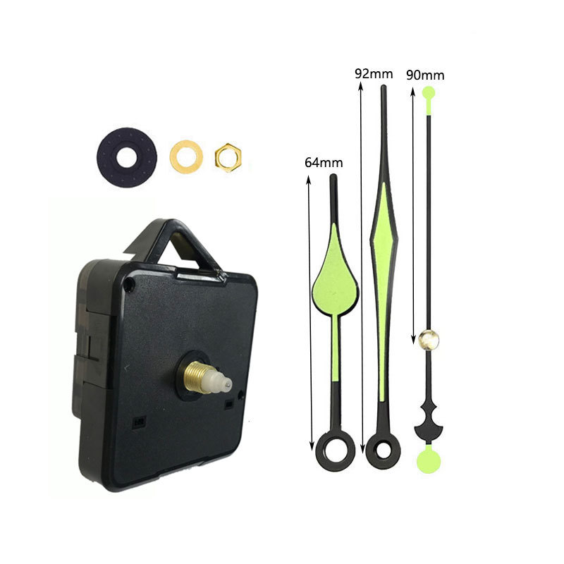 Popular Silent Fluorescent Clock Movement DIY Clock Accessories Luminous Clock Wall Clock Quartz Movement Silent Movement