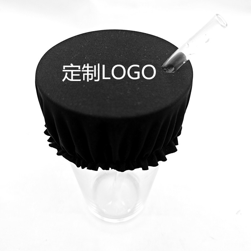 Cross-border European and American color nightclub anti-medicine cup cover, reusable dust-proof and insect-proof wine cup cover with straw hole