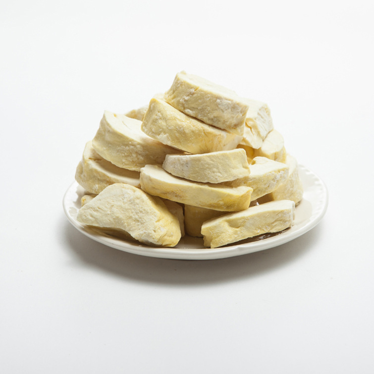 Manufacturer Wholesale Fresh Thai Golden Pillow Original Cut Bulk Dried Fruit Snacks Large Batch Freeze-Dried Durian