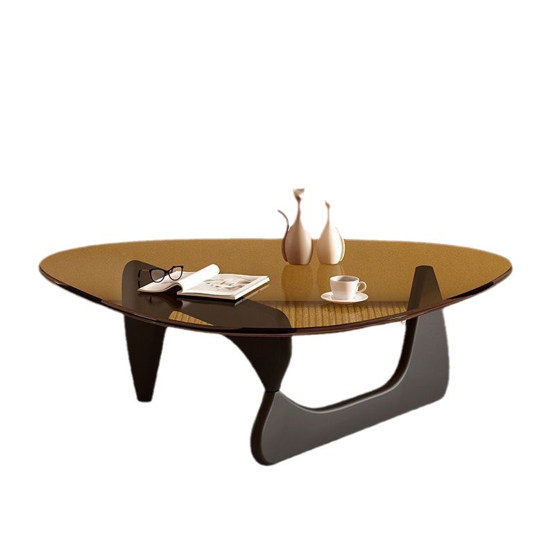 Glass Coffee Table Creative Internet Celebrity Coffee Table Living Room Household Small Apartment Coffee Table Modern Simple Light Luxury Minimalist Small Table