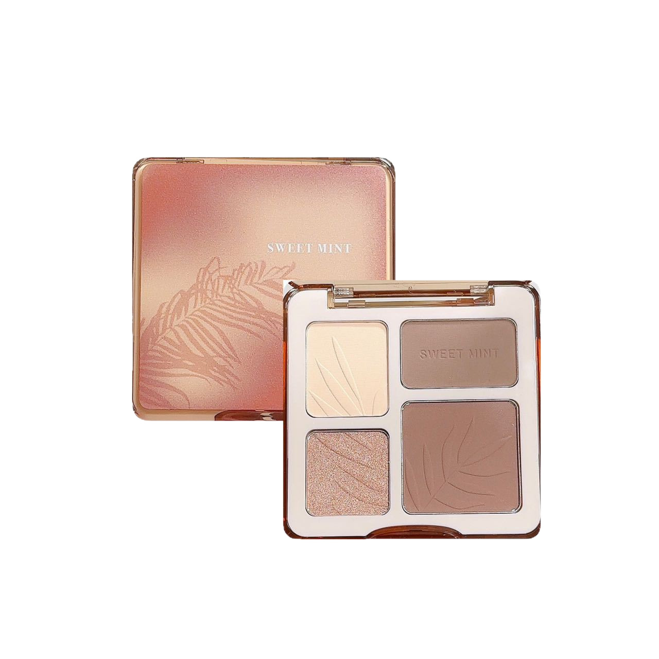 SWEETMINT four-color repair highlight repair brightening shadow decoration outline multi-functional integrated 4-color repair plate