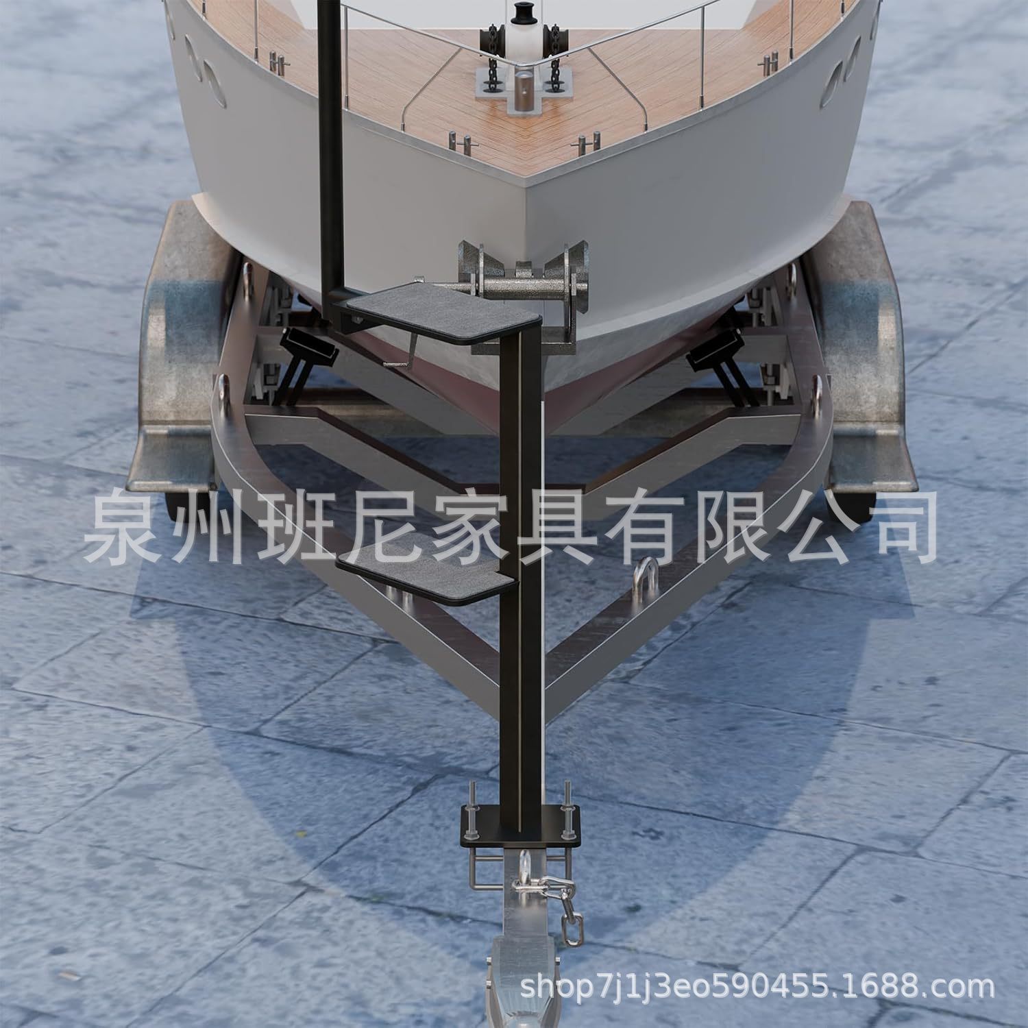 Ступенька для лодочного прицепа Amazon, отдельно стоящий поручень