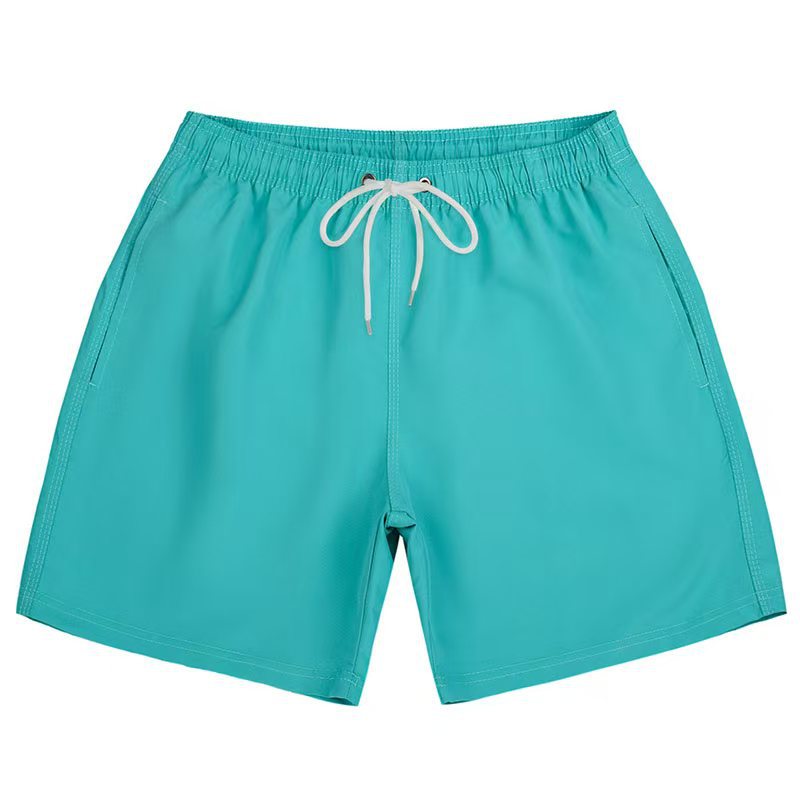 Foreign trade solid color men's beach pants swimming shorts waterproof quick-drying pants pants