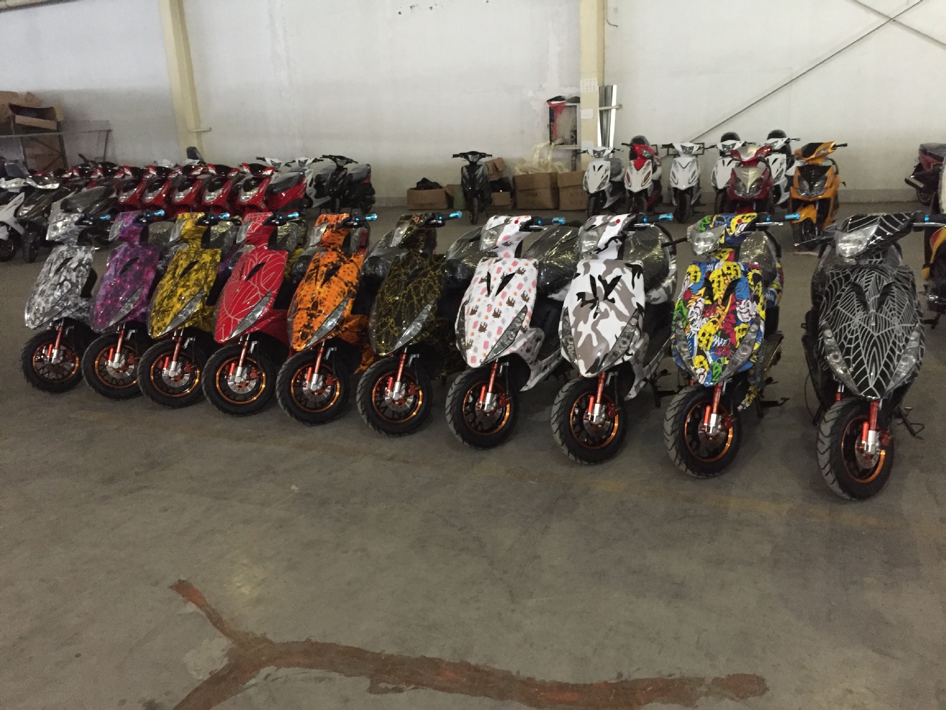 Ghost Fire Scooter Cool Car Women's Car Fuel Moped Sports Car Two Wheel Fuel Motorcycle