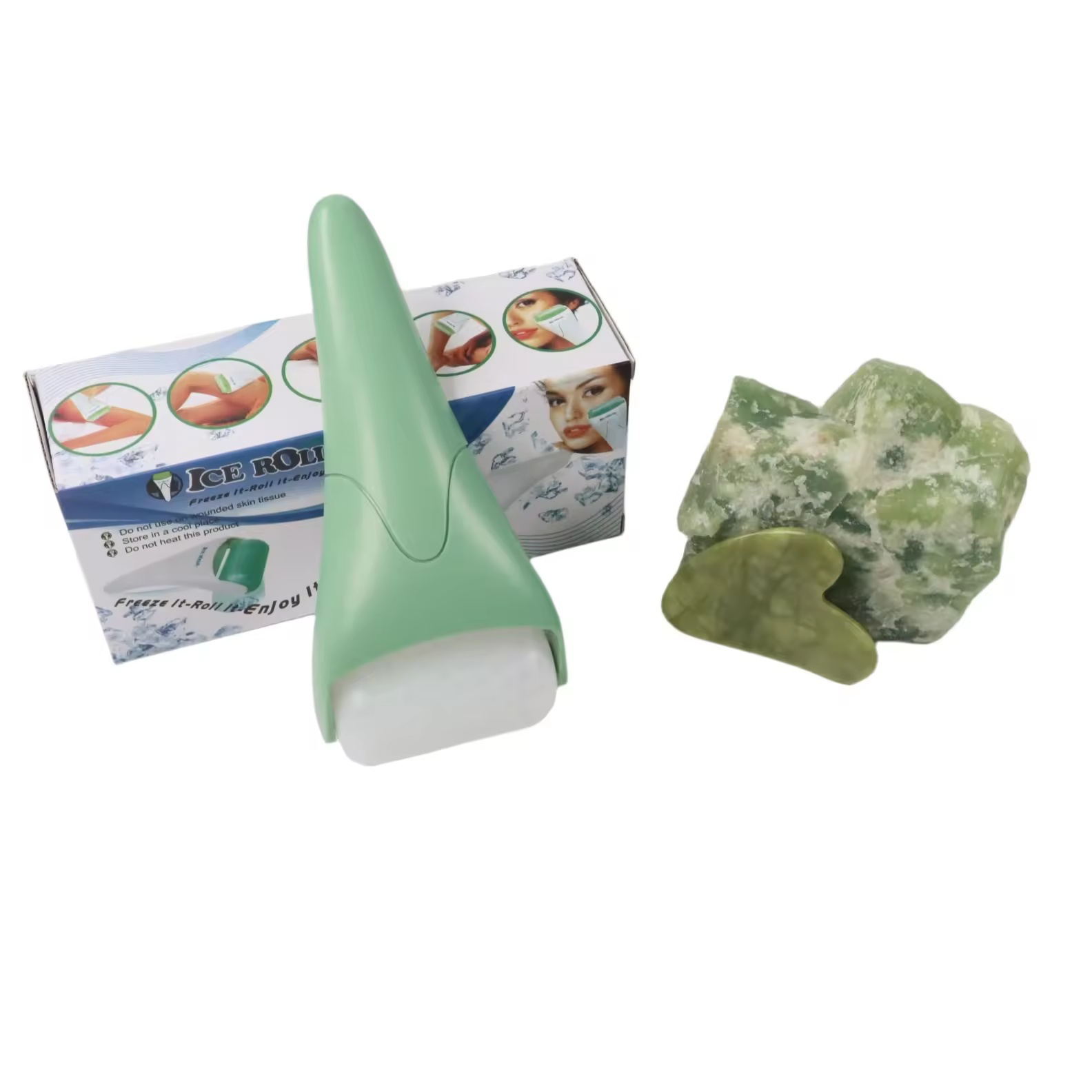 For Cross-border Face Ice Roller Massage Household Ice Compress iceroller Plastic Ice Roller Wholesale