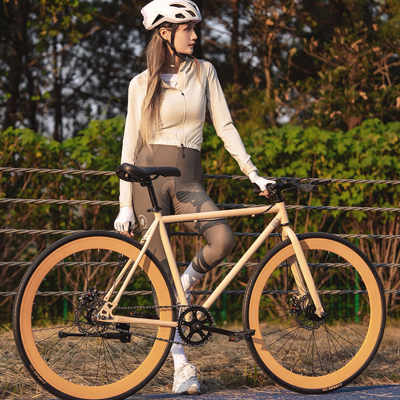 Bicycles for Primary and Secondary School Students Road Bicycles Racing Men's and Women's Single Speed Ultra Light 700C Flat City Bicycles