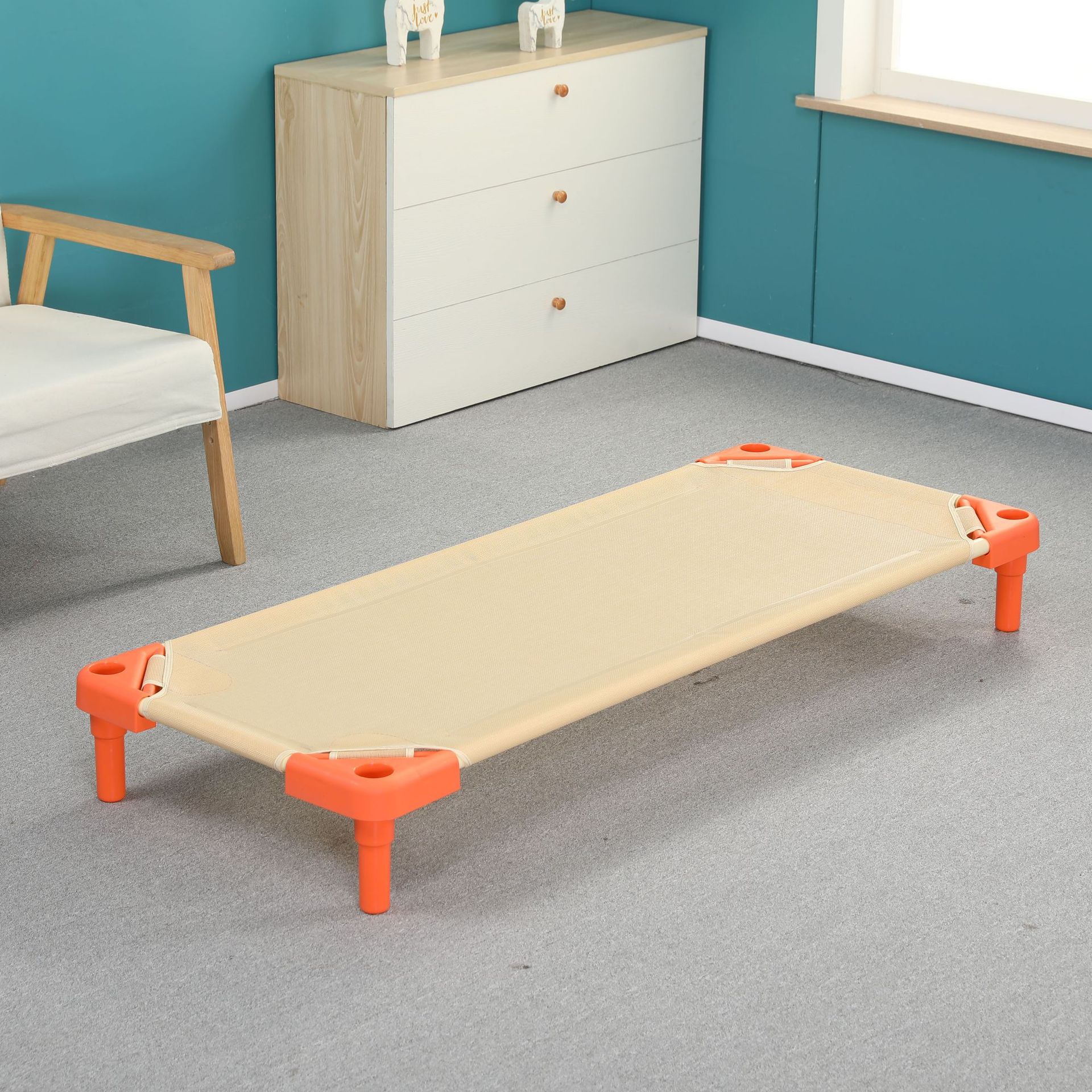 Kindergarten Mesh Bed Early Education Trusteeship Baby Single Bed Children's Lunch Break Bed Nap Small Bed Layered Bed