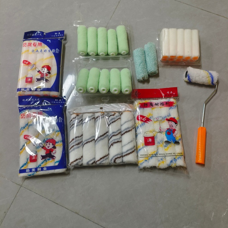 Oily Mini Roller Brush Thumb 4 Inch Corner Thumb Brush miniroller Roller Core Thumb Roller Brush