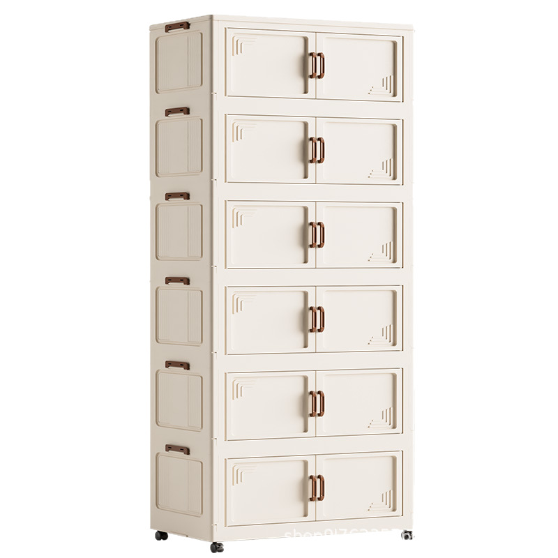 Free Installation Household Simple Baby Wardrobe Children's Clothes Storage Box Baby Wardrobe Plastic Storage Cabinet