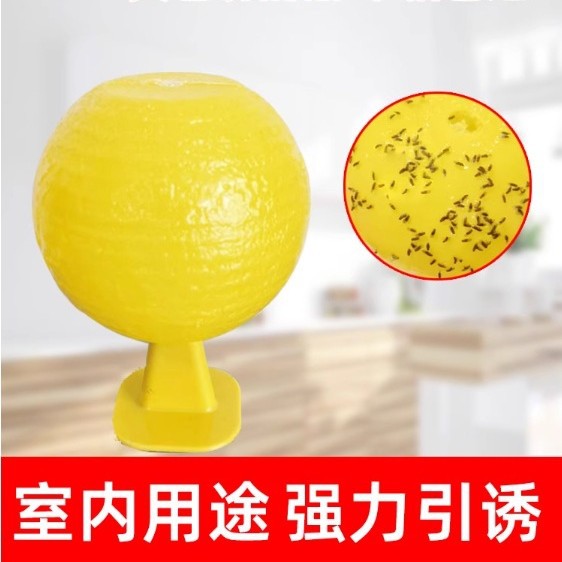 Fly trap ball fly trap household fly sticky ball kitchen bathroom fruit fly ball non-toxic harmless cross-border explosives