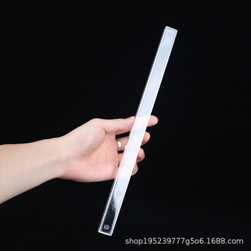 Brand ruler factory direct mini mahjong push brand acrylic transparent ruler sparrow brand travel portable row ruler