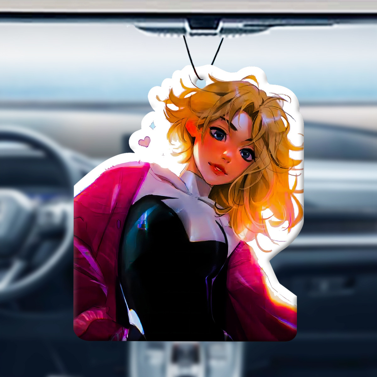 Таблетки для ароматерапии для автомобиля Аниме богиня Красивая девушка Декор интерьера автомобиля Дезодорирующий элемент для дома Спальные украшения