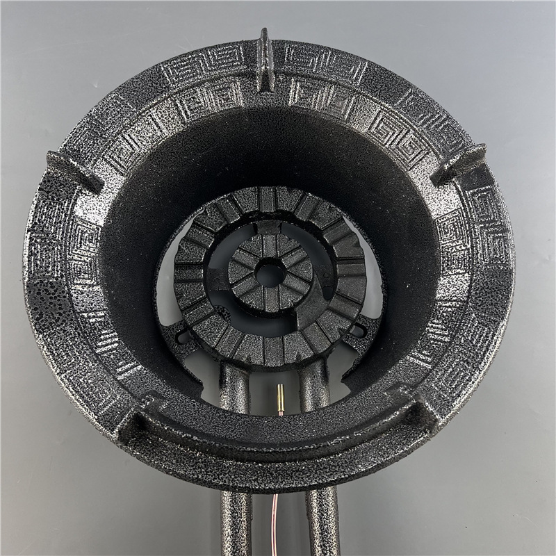 High-Power Durable Cast Iron Stove with Dual-Tube Dual-Rotating Angled Flame for Liquefied Gas