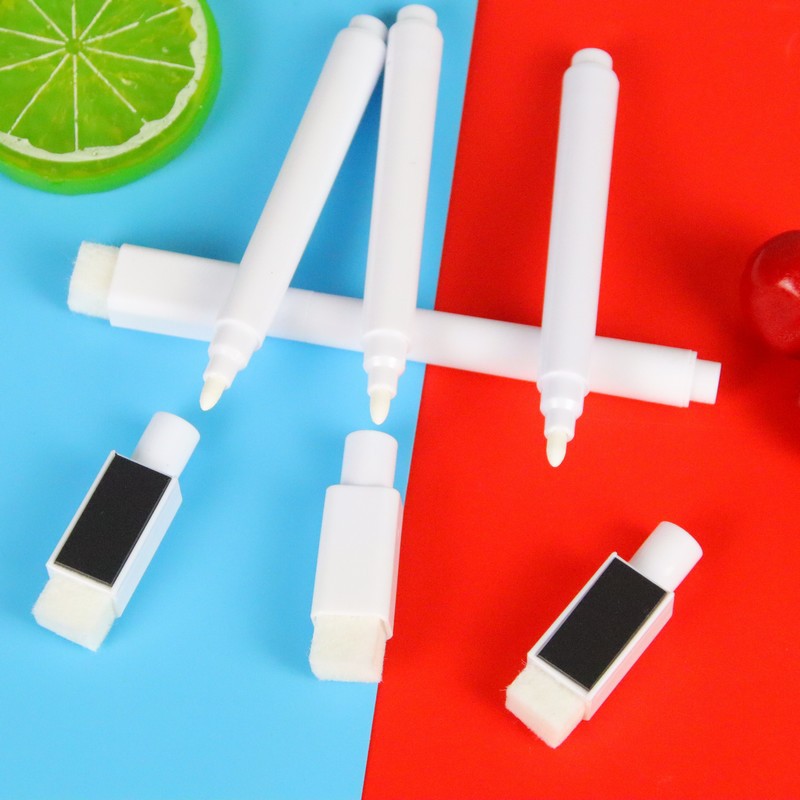 Acrylic Board Erasable Brush Dust-Free Chalk Milk Tea Shop Led Light Board Pen White Liquid Chalk Blackboard Pen