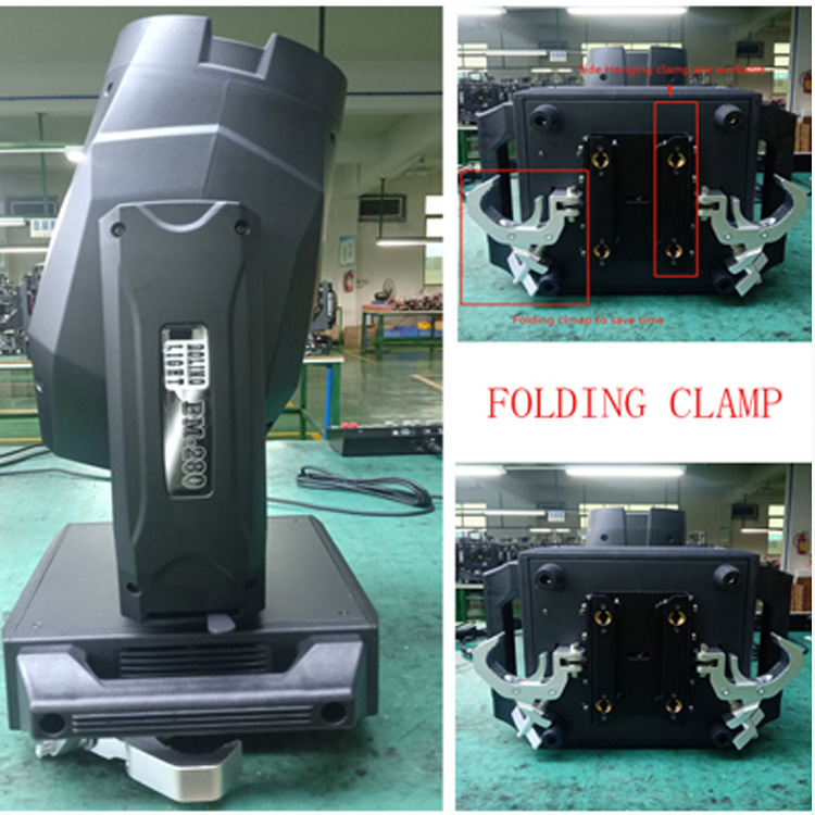Moving Head Beam Light 280W Banquet Hall Live Broadcast Room Theater Performance Stage Beam 280 260 295 Light