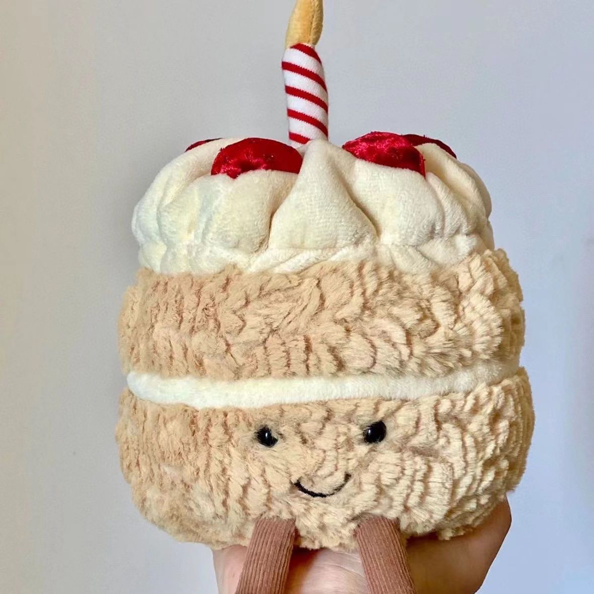 Милая плюшевая игрушка торт из клубники, подарок на день рождения