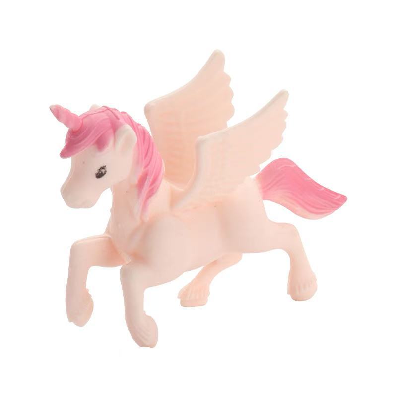 Micro Landscape Small Ornaments Stereo Doll Accessories Unicorn Pegasus Scene Decoration Resin Crafts Accessories