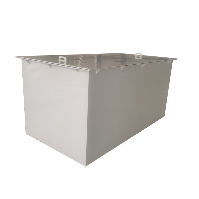 Pp Water Tank, Thickened, Acid and Alkali Resistant, Electroplating Acid Tank, White, Corrosion-Resistant, Fish Farming Tank, Rectangular Water Tank