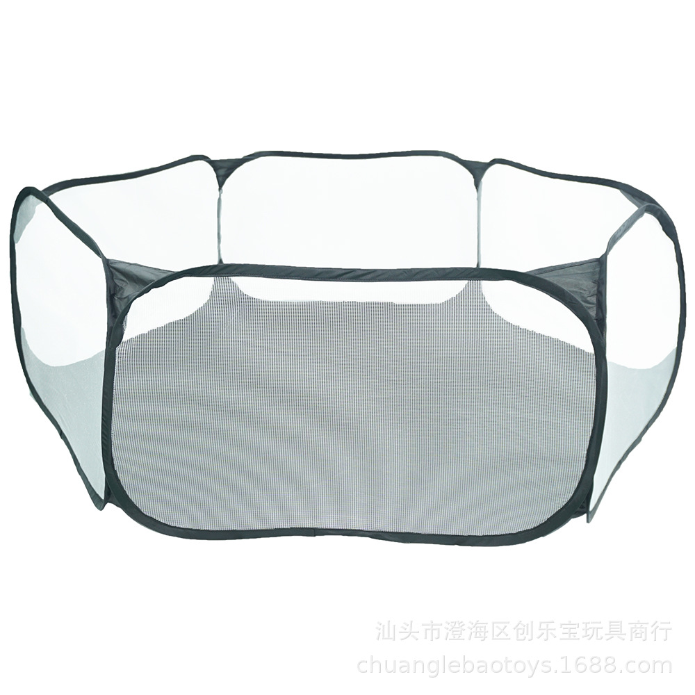 Children's tent ocean ball pool animal pet fence hexagonal wave pool cross-border toy folding tent