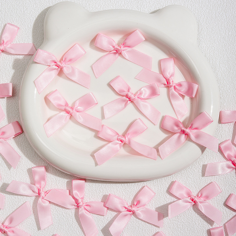 лента маленький бантик для нижнего белья носок аксессуары двусторонняя полиэстеровая лента ручной работы маленький бантик оптом