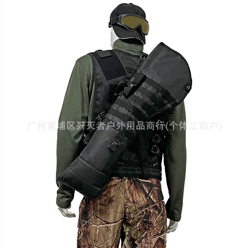 Cross-Border Popular Tactical Shoulder Hunting Knife Bag Outdoor Multi-Functional Satchel Gun Hunting Gun Butt Bag Shotgun Bag