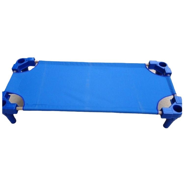 Kindergarten Plastic Canvas Bed Children's Bed Nursery Class Lunch Break Bed Early Education Class Small Bed Baby Bed Stacked Bed