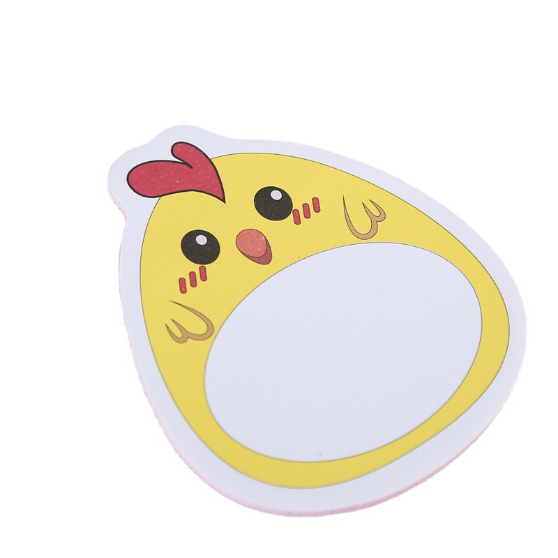 Manufacturer Wholesale Cute Creative Sticky Notes Student Colorful Note Pad Cartoon Special-Shaped N-Time Stickers Customization