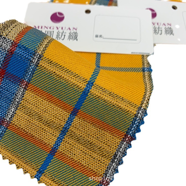 New polyester suit plaid fabric