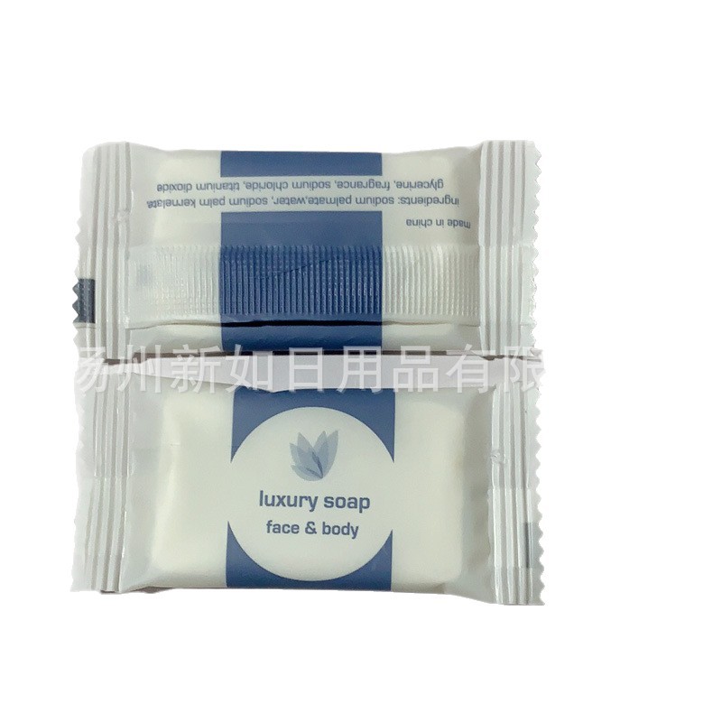 Manufacturer Wholesale Spot Export Export Neutral Packaging American Hotel Disposable Soap Small Soap 10g